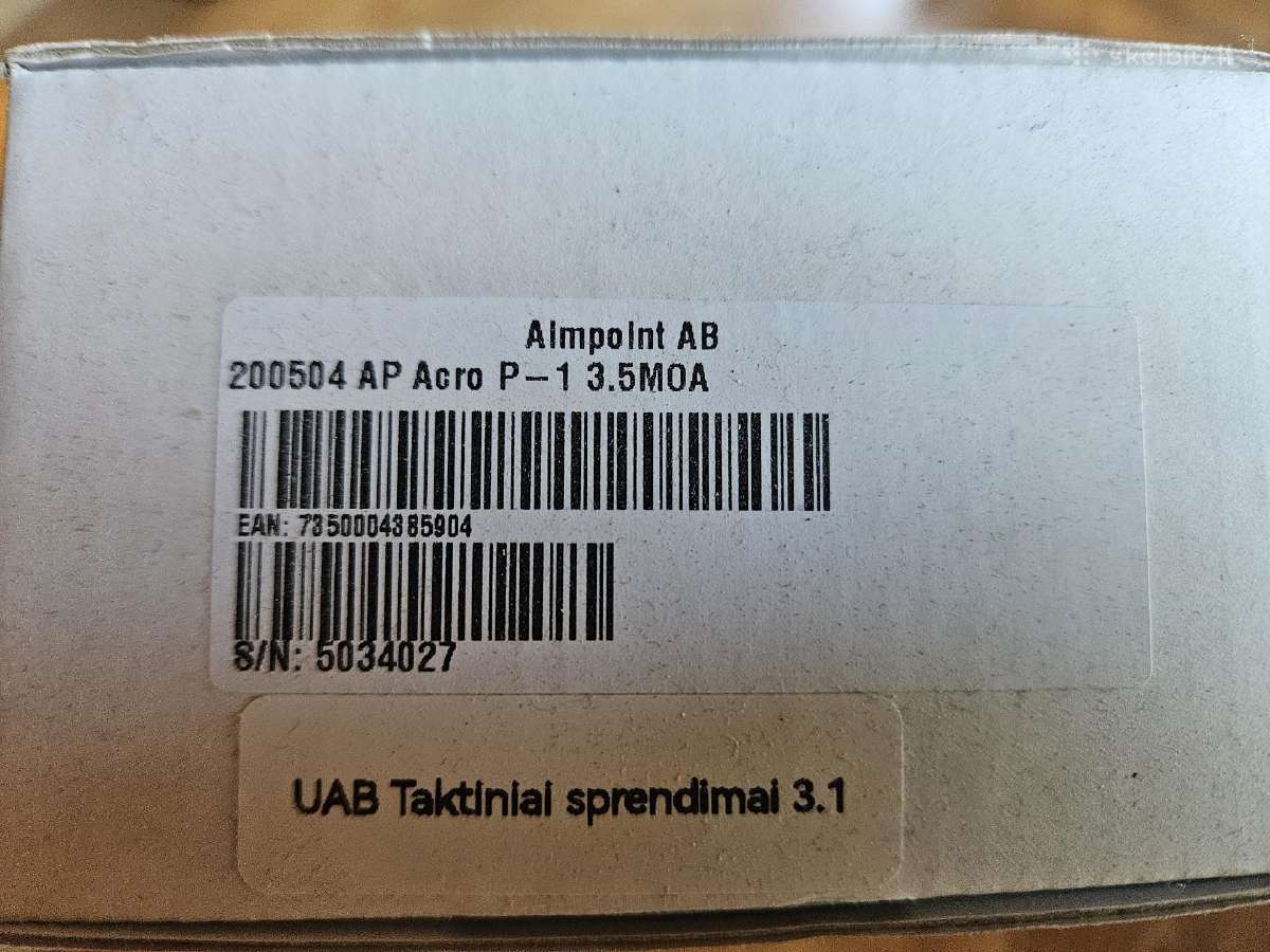 Aimpoint acro P1 3.5 Moa - nuotraukos Nr. 3