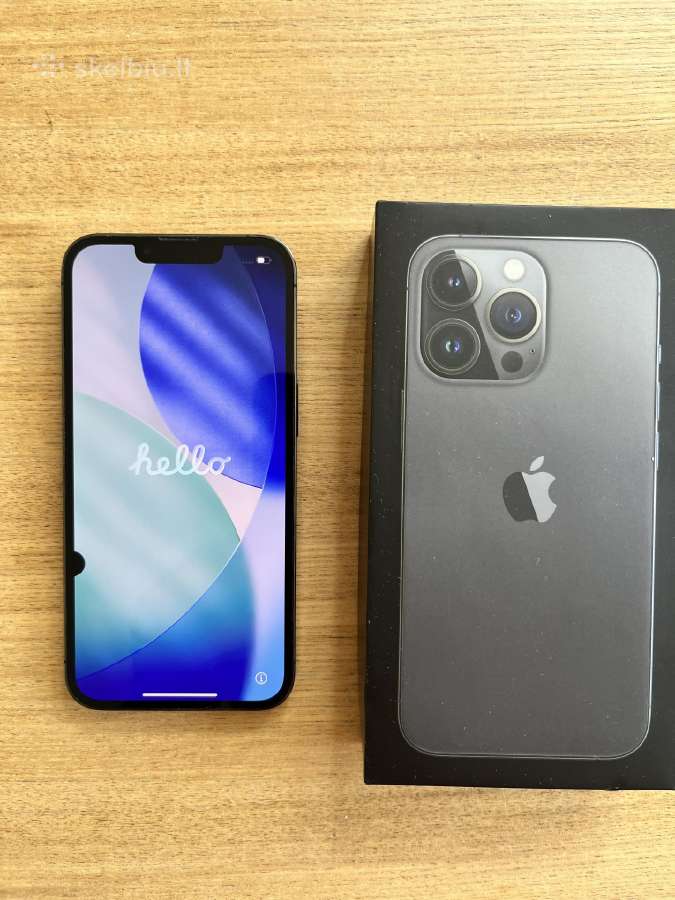 iPhone 13 Pro 256 GB (Graphite spalva)