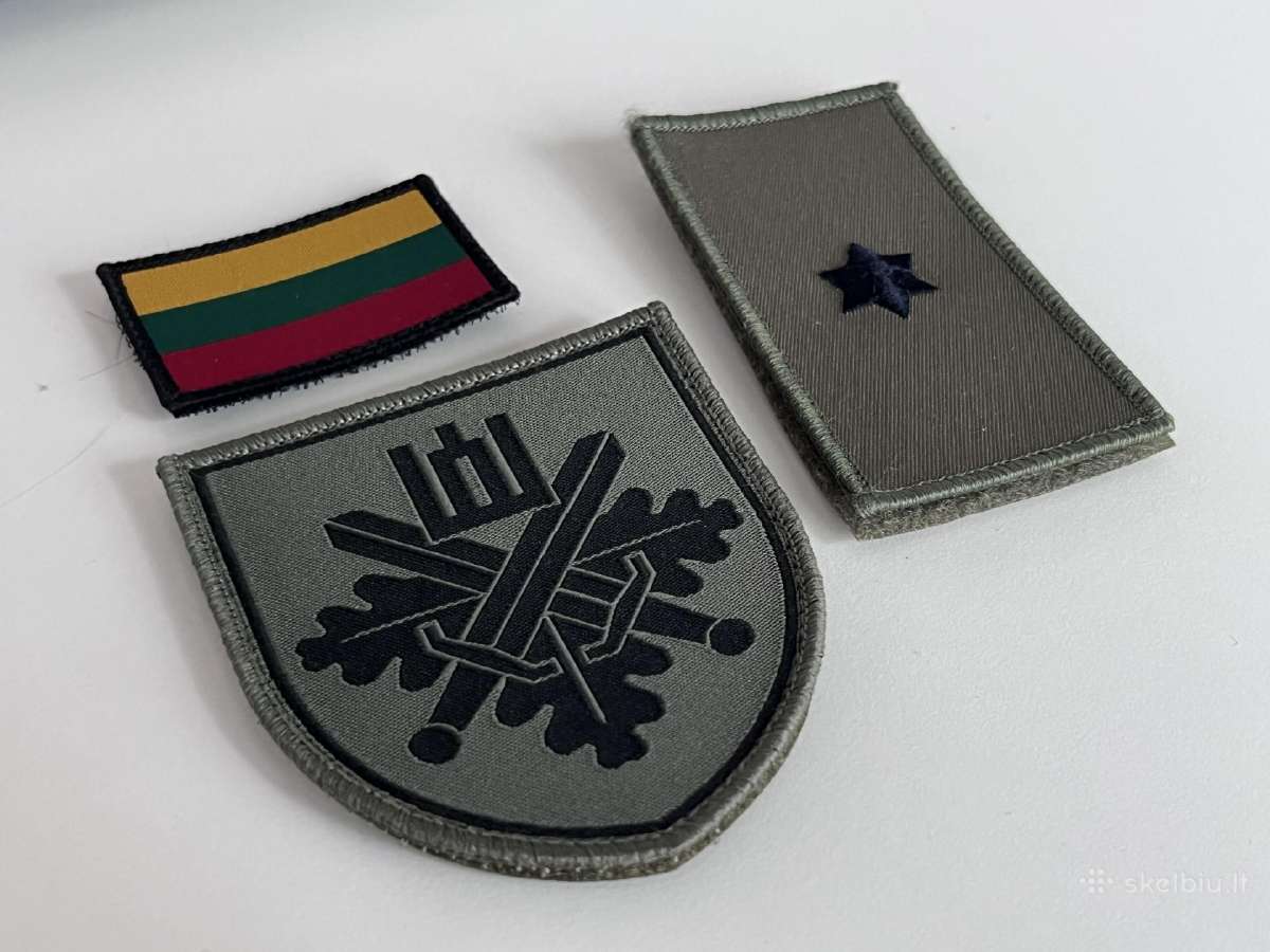 Lietuvos kariuomenės velcro antsiuvai