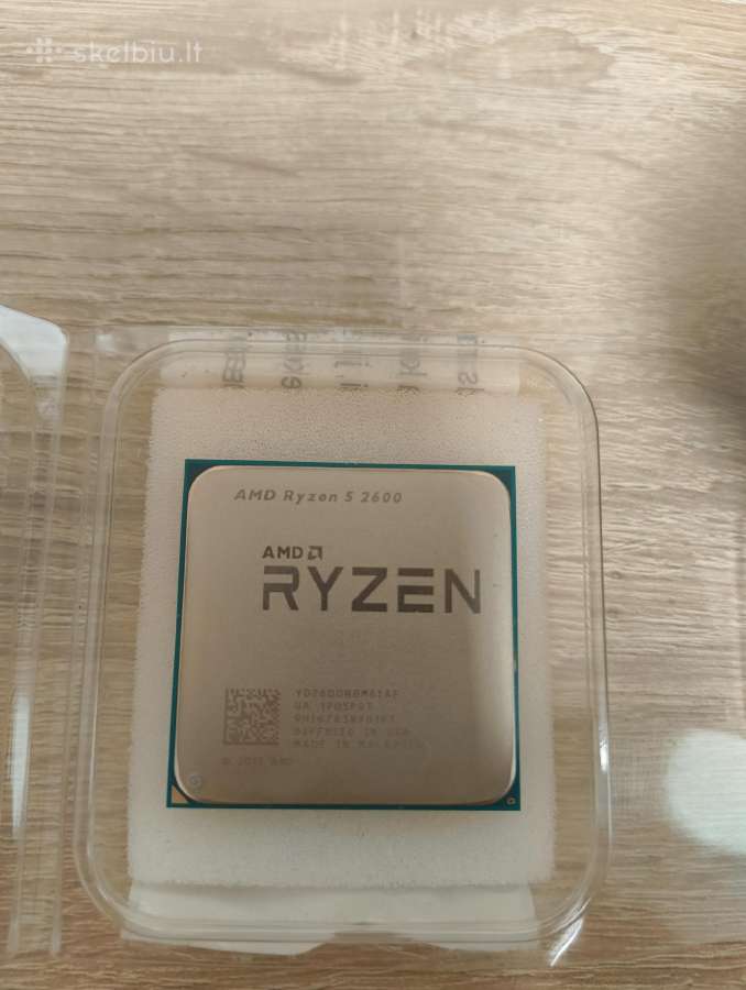 Amd Ryzen 5 2600 Cpu + stock cooler - nuotraukos Nr. 2