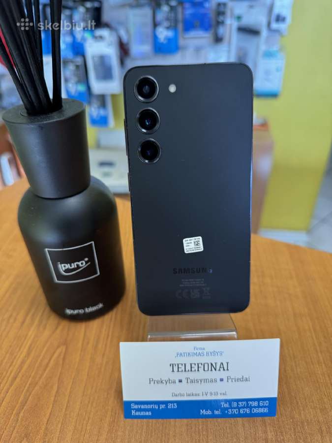 Samsung S23 Black 128gb Su Garantija