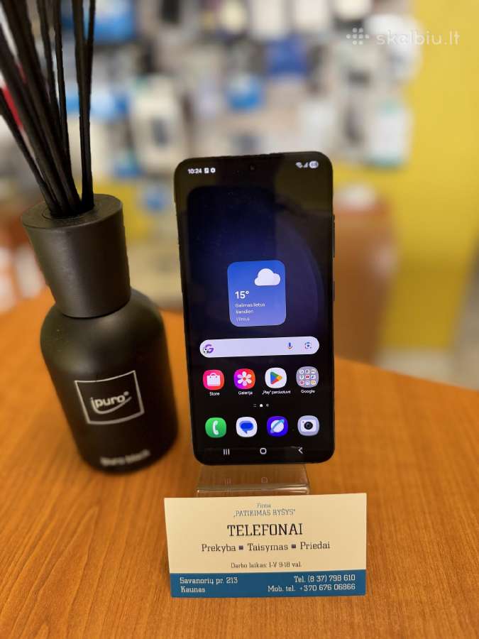Samsung S23 Black 128gb Su Garantija - nuotraukos Nr. 2
