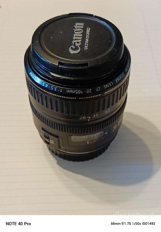 Canon Ef 28-105 3:5-4:5 ll Usm - nuotraukos Nr. 2