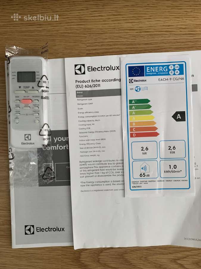 Vesintuvas-kondicionierius Electrolux (mobilus) - nuotraukos Nr. 4