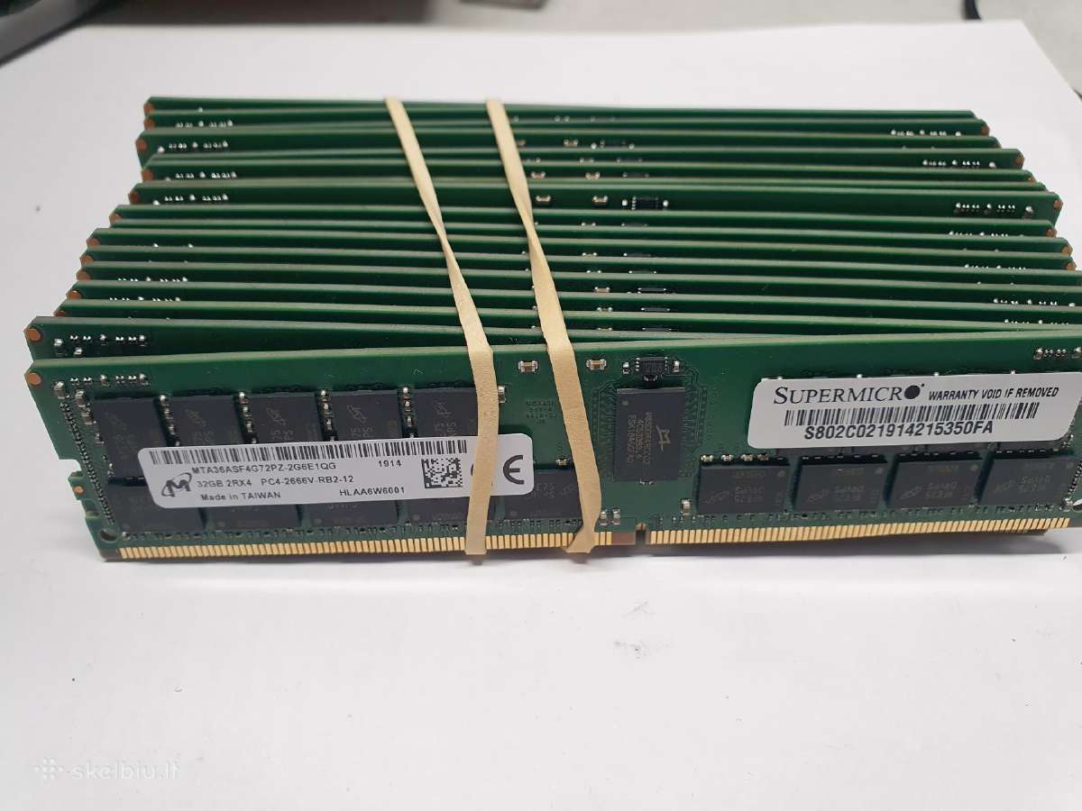 Ecc Ddr4 64gb,32gb - nuotraukos Nr. 2