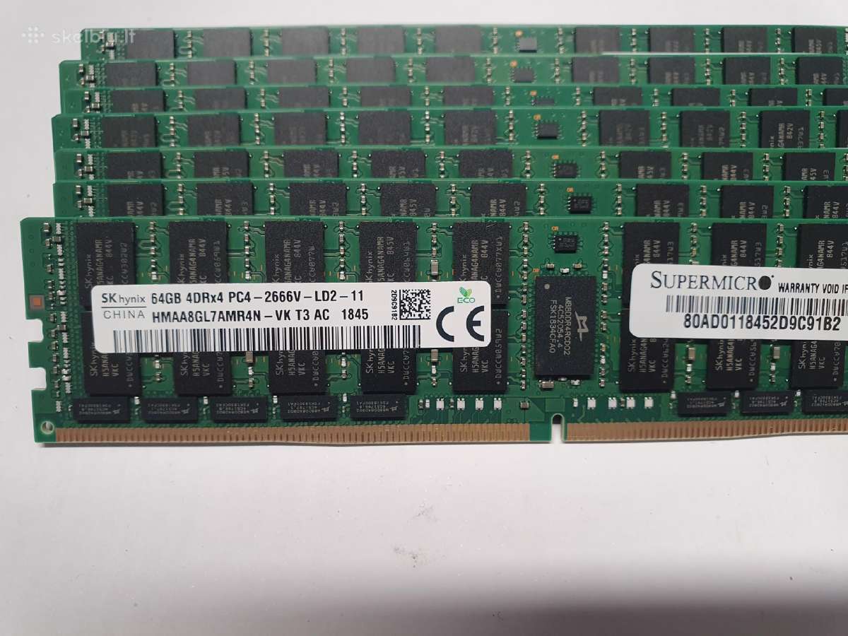 Ecc Ddr4 64gb,32gb - nuotraukos Nr. 3