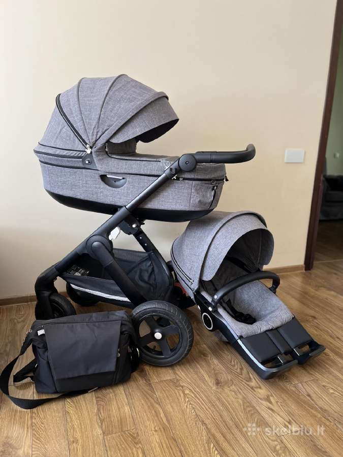 Stokke vežimas su priedais