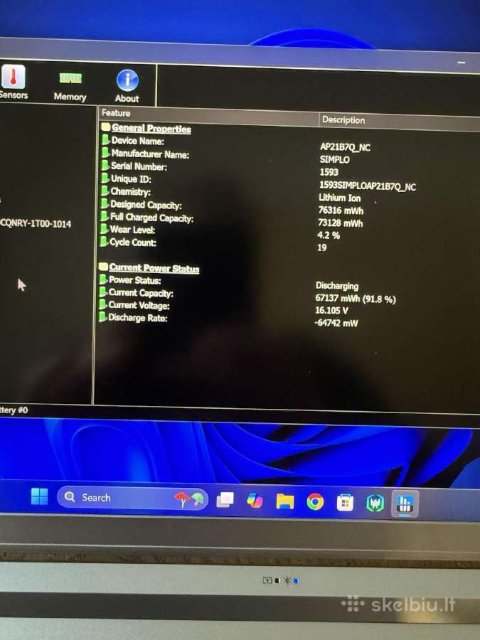 Acer Predator Triton 14 - Rtx 4070, Mini LED, 1 TB - nuotraukos Nr. 6