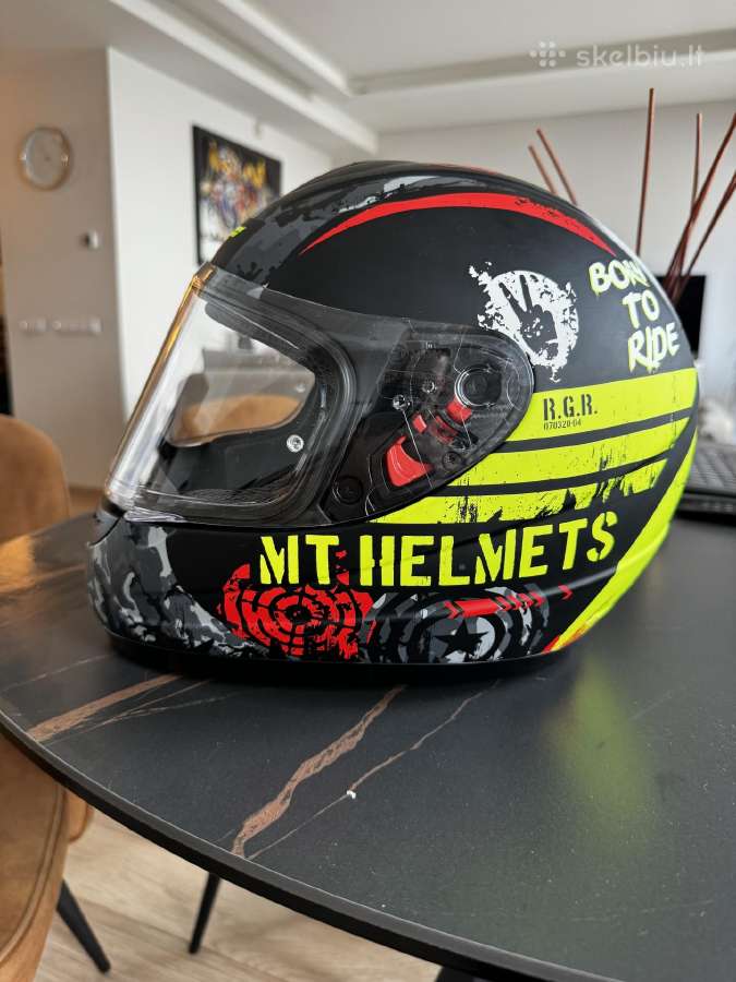 Mt Helmets Thunder Shell Sniper motociklo šalmas