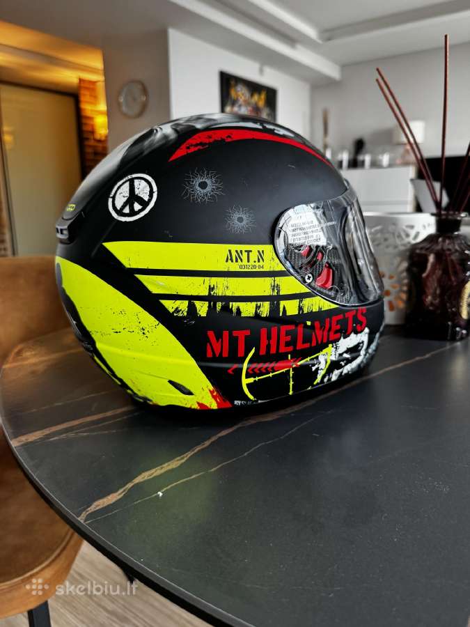 Mt Helmets Thunder Shell Sniper motociklo šalmas - nuotraukos Nr. 3