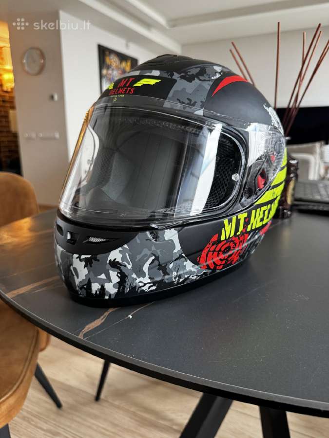 Mt Helmets Thunder Shell Sniper motociklo šalmas - nuotraukos Nr. 7