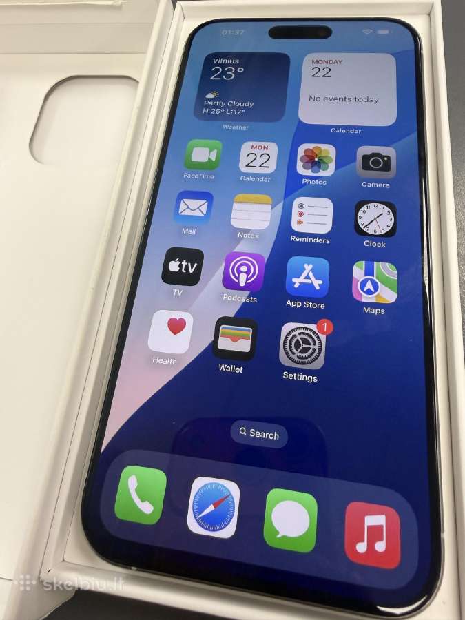iPhone 15 pro max 256gb kaip naujas