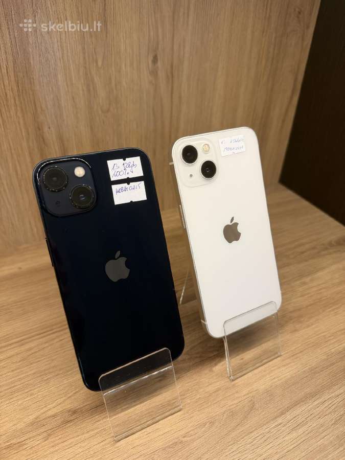 Apple iPhone 13 256gb ir 128gb Baterija 100%