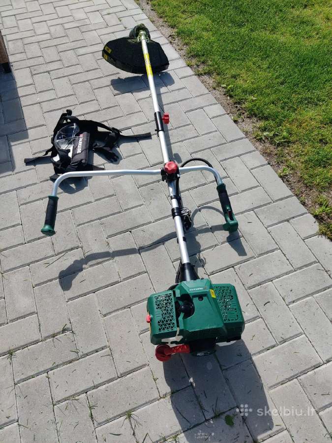 Parkside benzininis trimeris, krumu pjautuvas