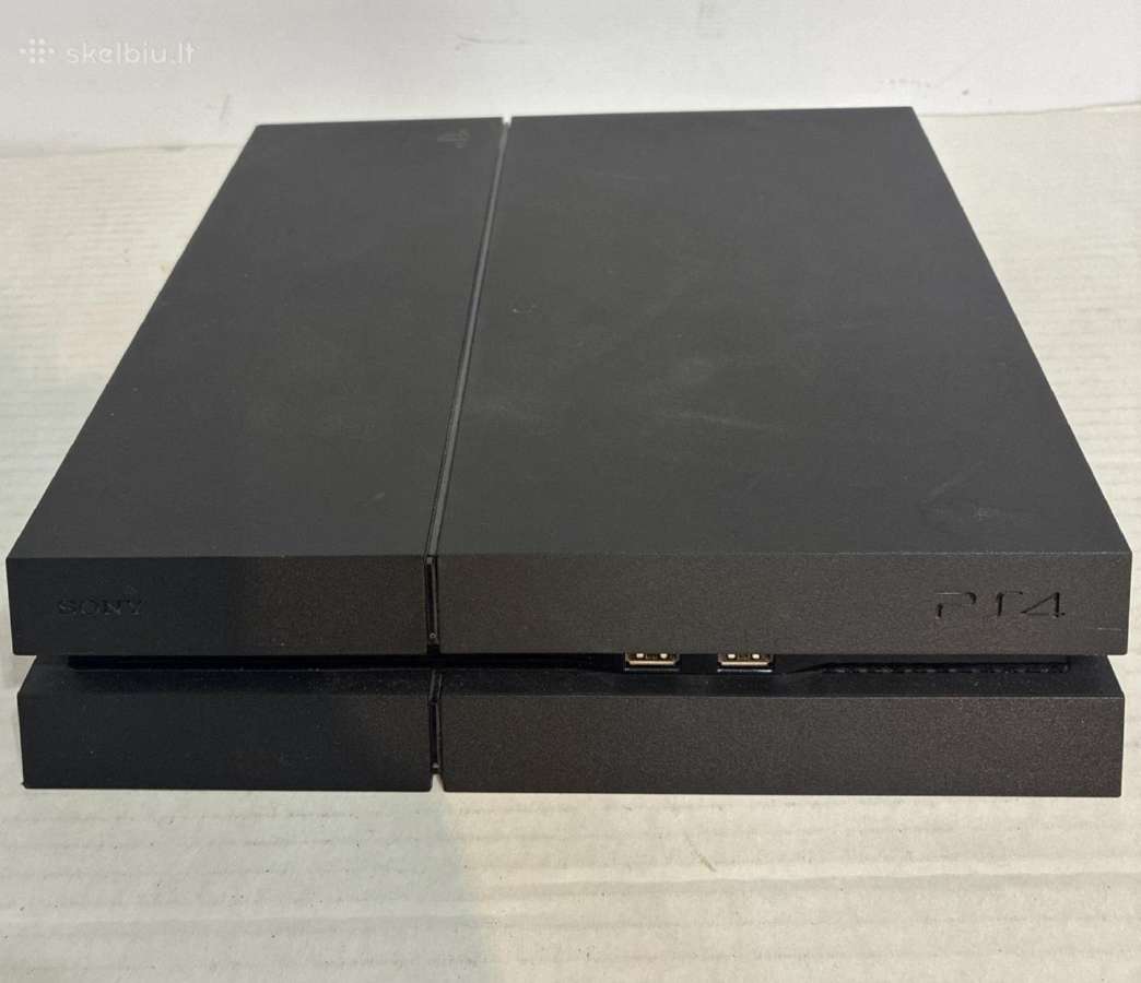 Ps4 Slim + pultelis + 3 žaidimai