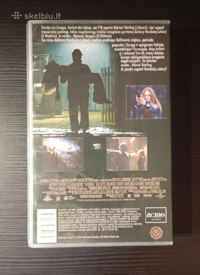 Vhs filmas Hanibalas - nuotraukos Nr. 3