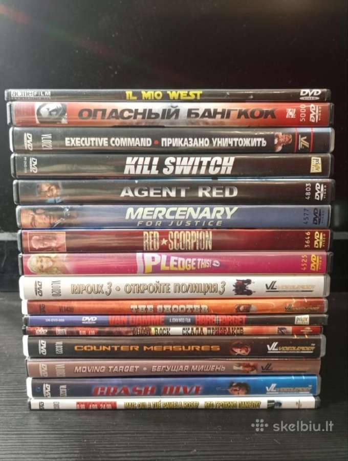 16 Dvd filmų