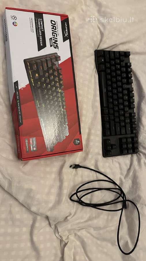 Hyperx alloy origins core klaviatūra