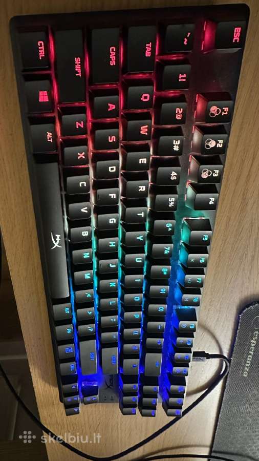 Hyperx alloy origins core klaviatūra - nuotraukos Nr. 3