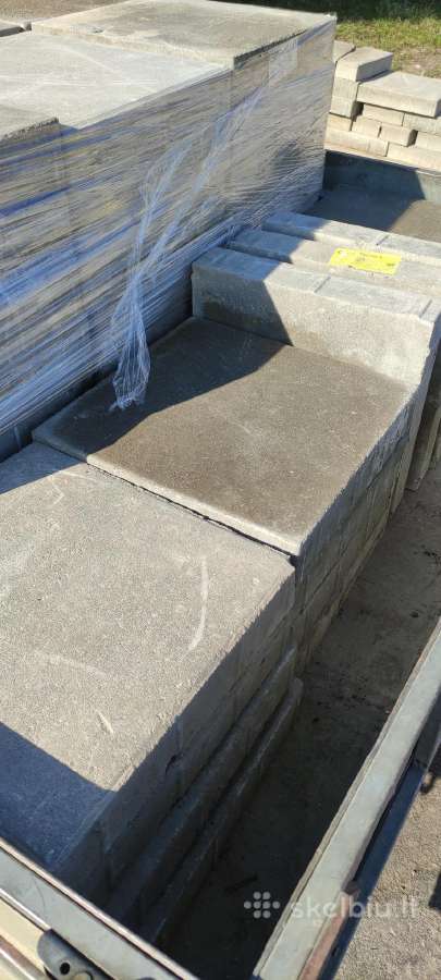 Saligatvio plyteles 50x50 cm betono plyteles 7cm