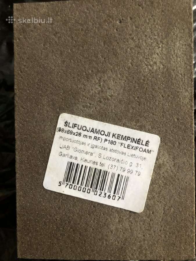 Šlifavimo kempinėlė - nuotraukos Nr. 2