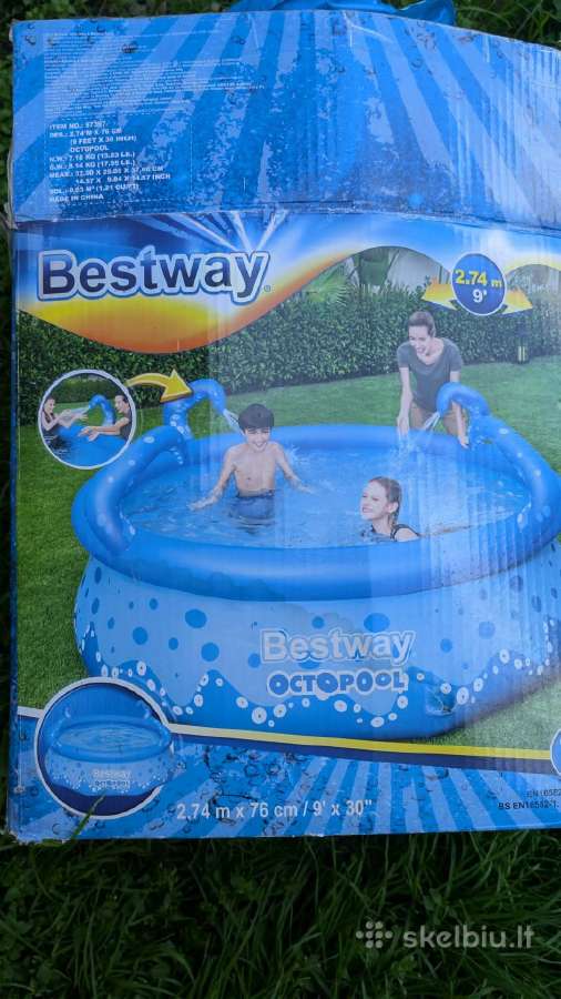 Baseinas Bestway Octopool su purkštukais, 274x76 c