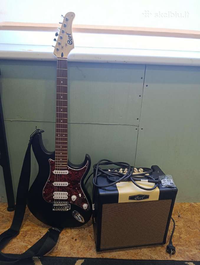 Elektrines gitaros komplektas