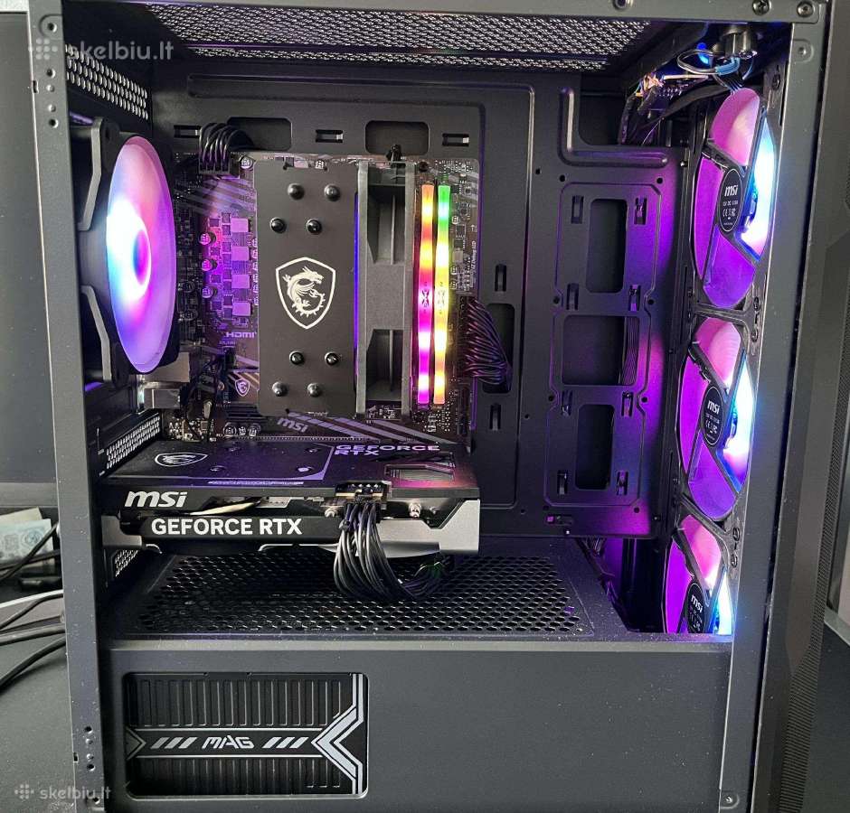 Ryzen 7 5700x 3.4 GHz, Rtx 5060 8gb, 32gb RAM