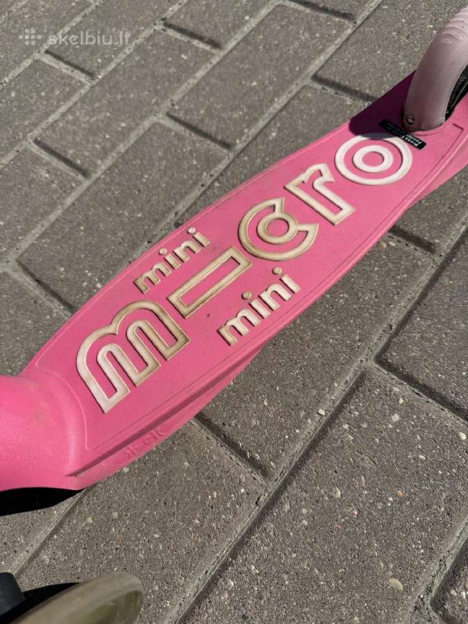 M-cro mini paspirtukas ir šalmas - nuotraukos Nr. 12