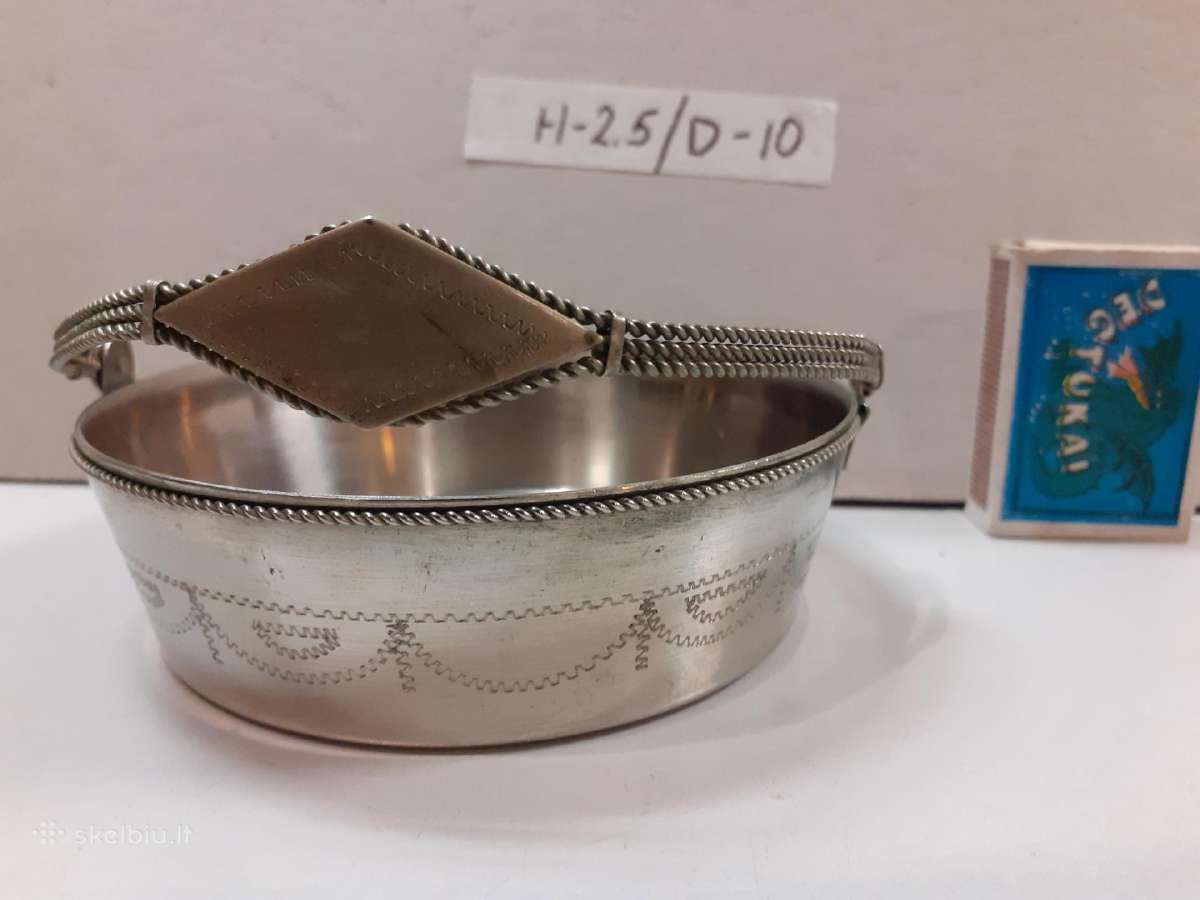 TSRS laikų melchiorinė saldaininė - nuotraukos Nr. 8
