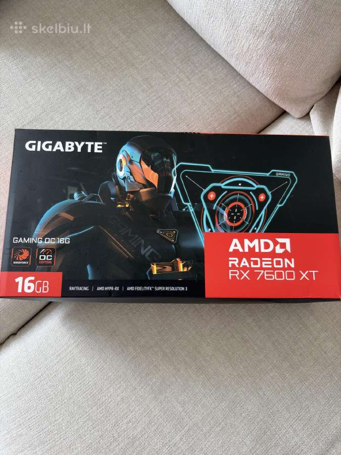 Rx 7600 XT 16gb vaizdo plokštė