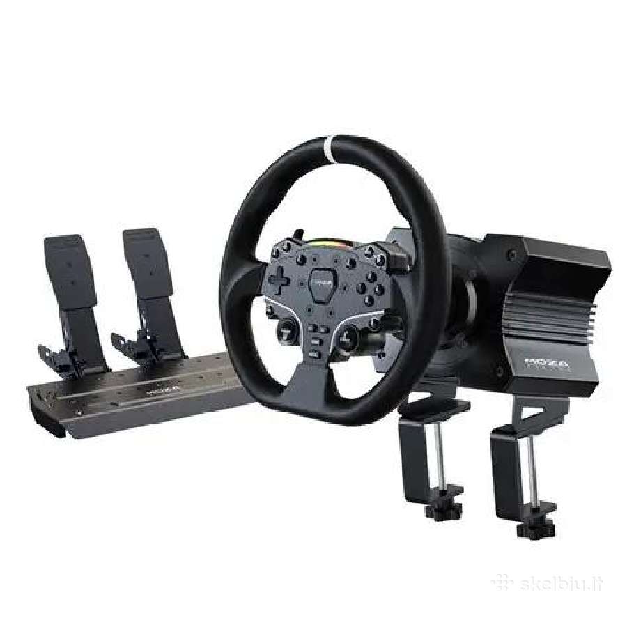 Parduodamas Moza R5 vairas su pedalais