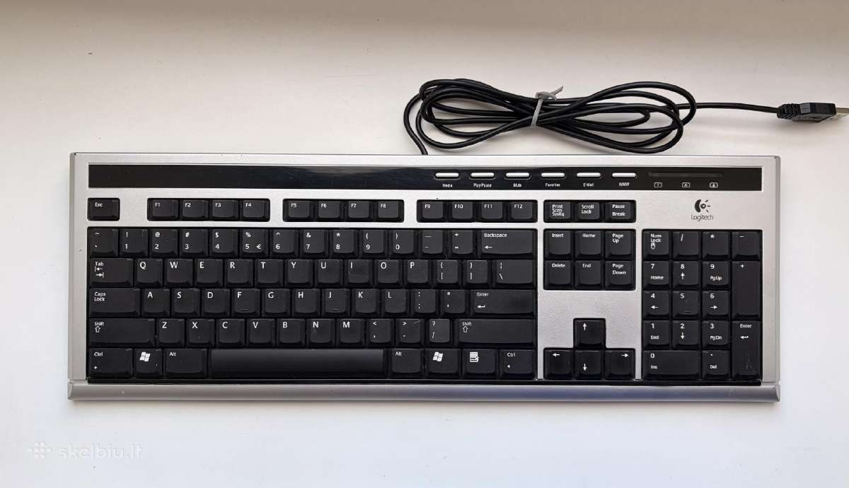 Logitech Ultrax klaviatūra (retas modelis)