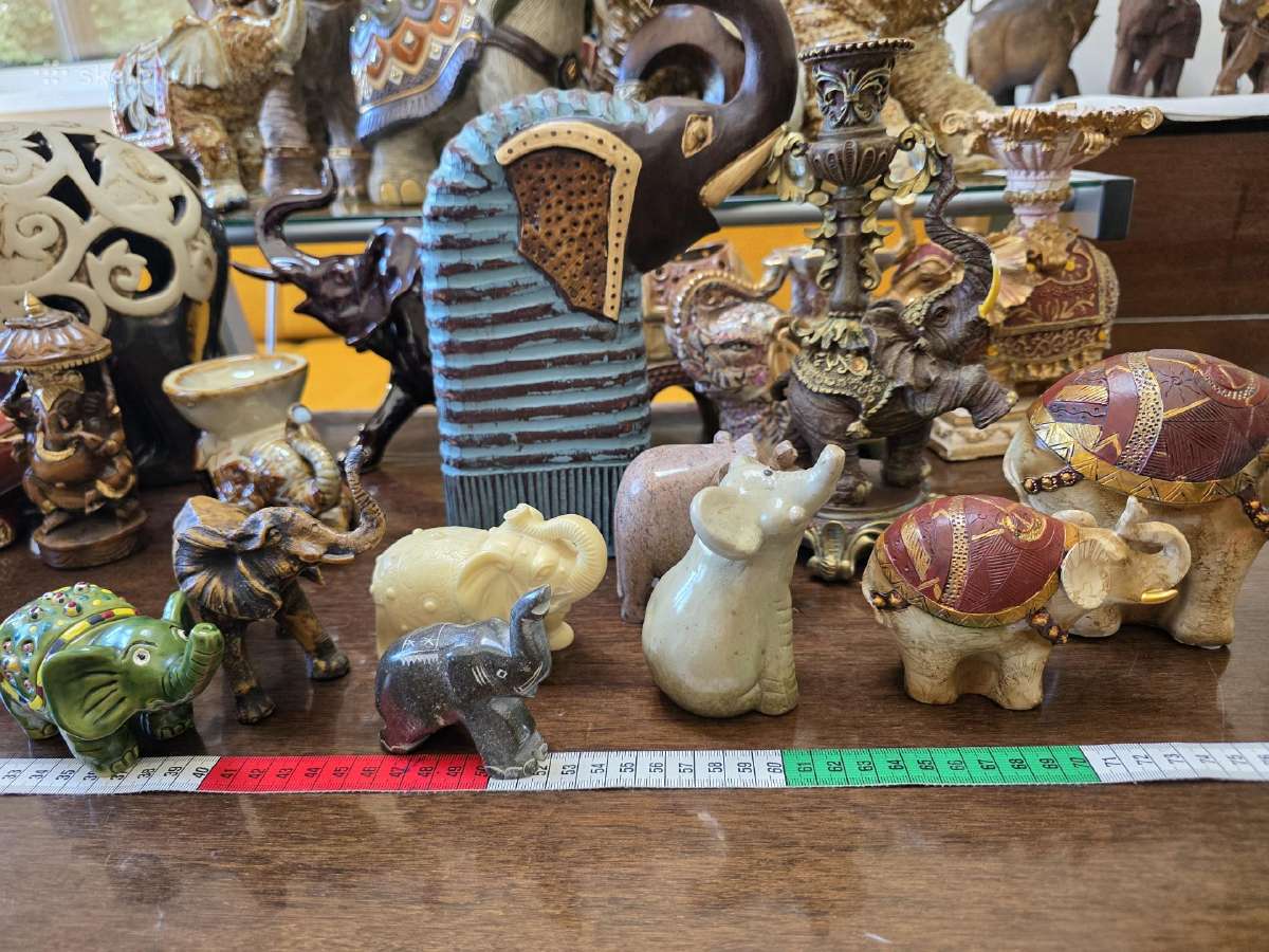 Didžiulė dramblių kolekcija (100+ eksponatų) - nuotraukos Nr. 6