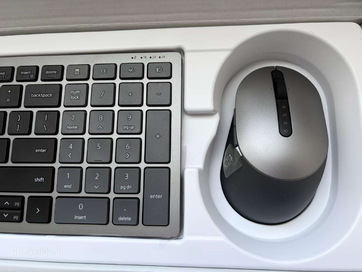 Dell Km7120w (Titan Gray) klaviatūra ir pelė