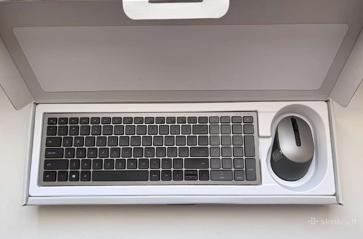 Dell Km7120w (Titan Gray) klaviatūra ir pelė - nuotraukos Nr. 2