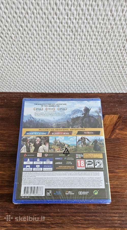Visiškai naujas neišpakuotas Witcher 3 - 25€ - nuotraukos Nr. 2