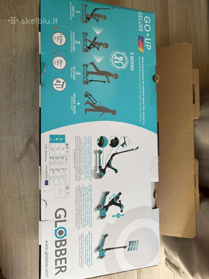 Globber 3 in 1 paspirtukas vaikams - nuotraukos Nr. 6
