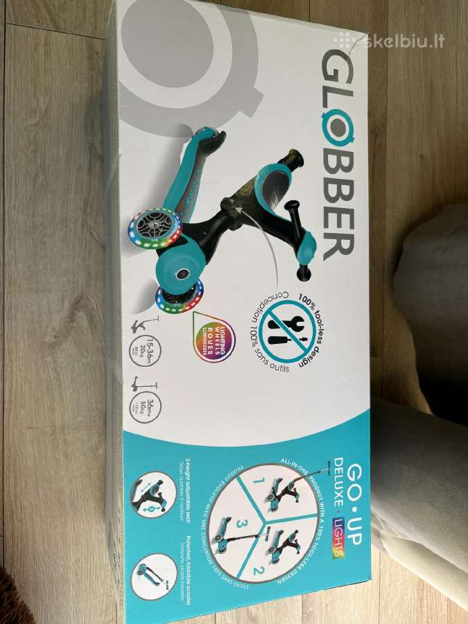 Globber 3 in 1 paspirtukas vaikams - nuotraukos Nr. 7