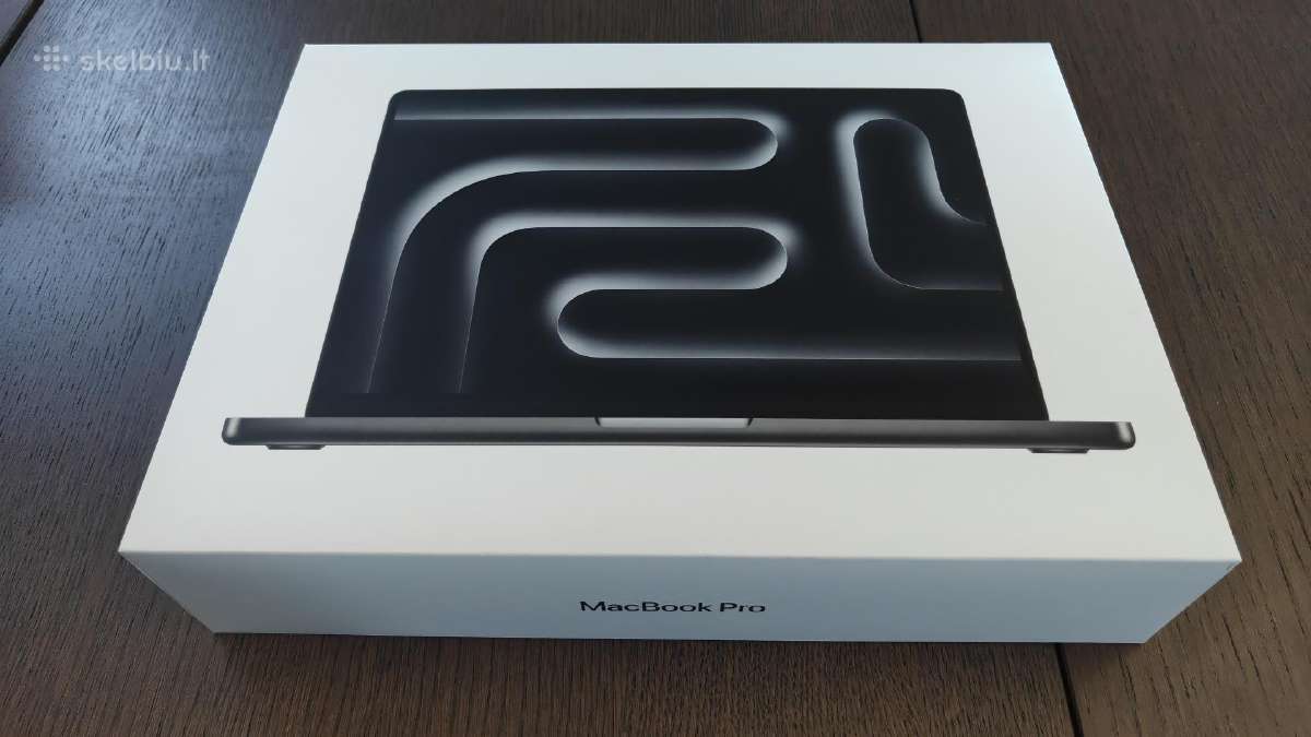 MacBook Pro M3 36gb / 1tb Dėžė