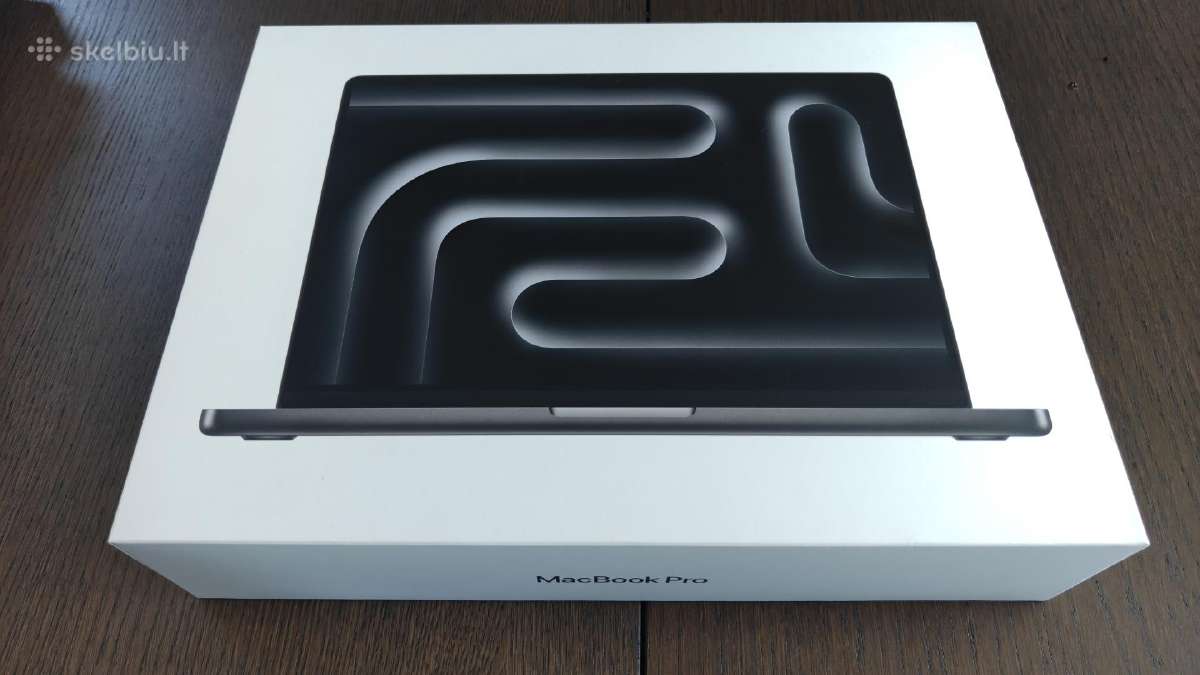 MacBook M3 36gb / 512gb Dėžė