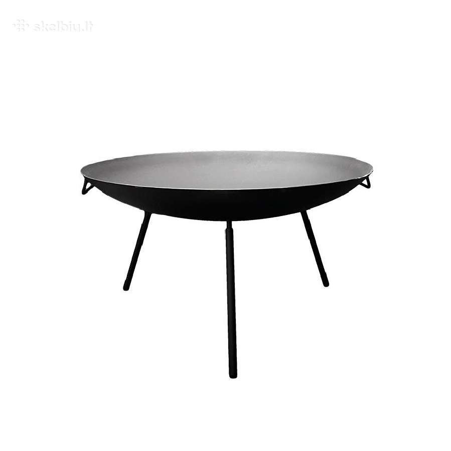 Plieninė juoda 80 cm skersmens laužavietė - nuotraukos Nr. 2