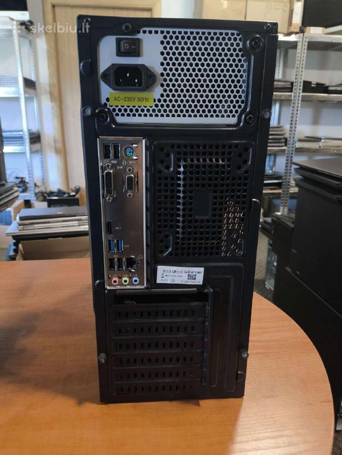 Standartinės jungtys Psu, MB i3-8100 8gb RAM 240gb - nuotraukos Nr. 2