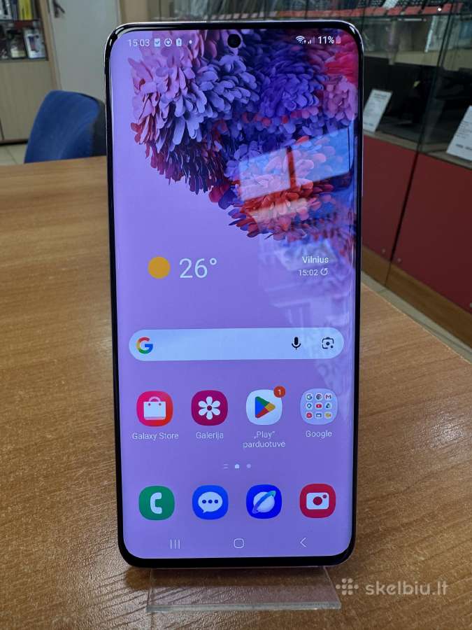 Samsung Galaxy S20 128gb (naudotas)