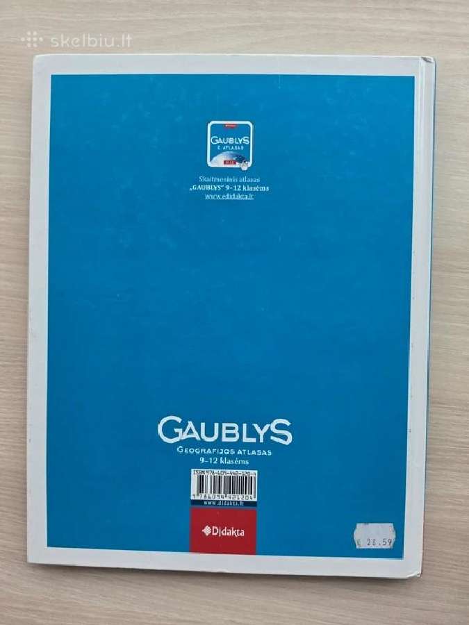 Geografijos atlasas Gaublys 9-12 klasėms - nuotraukos Nr. 4