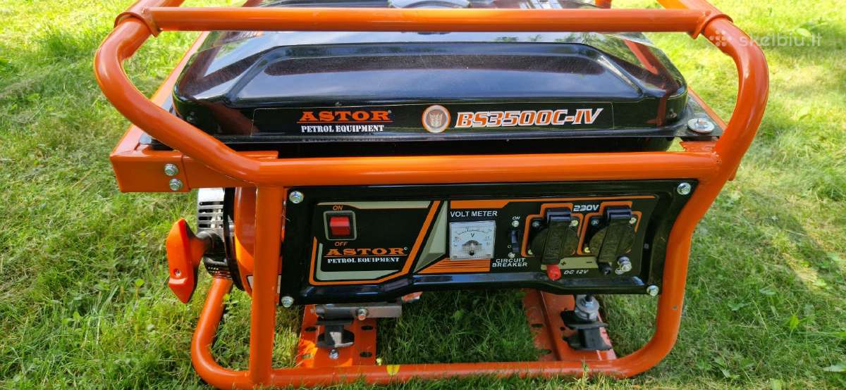 3 kw Benzininis vienfazis generatorius Astor