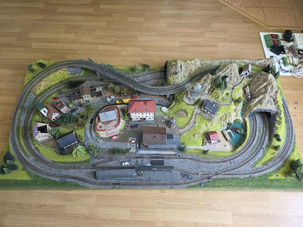 Didelis Ho 1:87 geležinkelio maketas 200x100 cm - nuotraukos Nr. 2