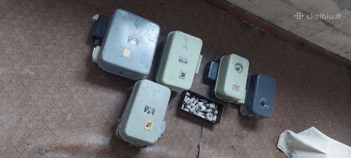 Magnetiniai paleidėjai su dežutėm