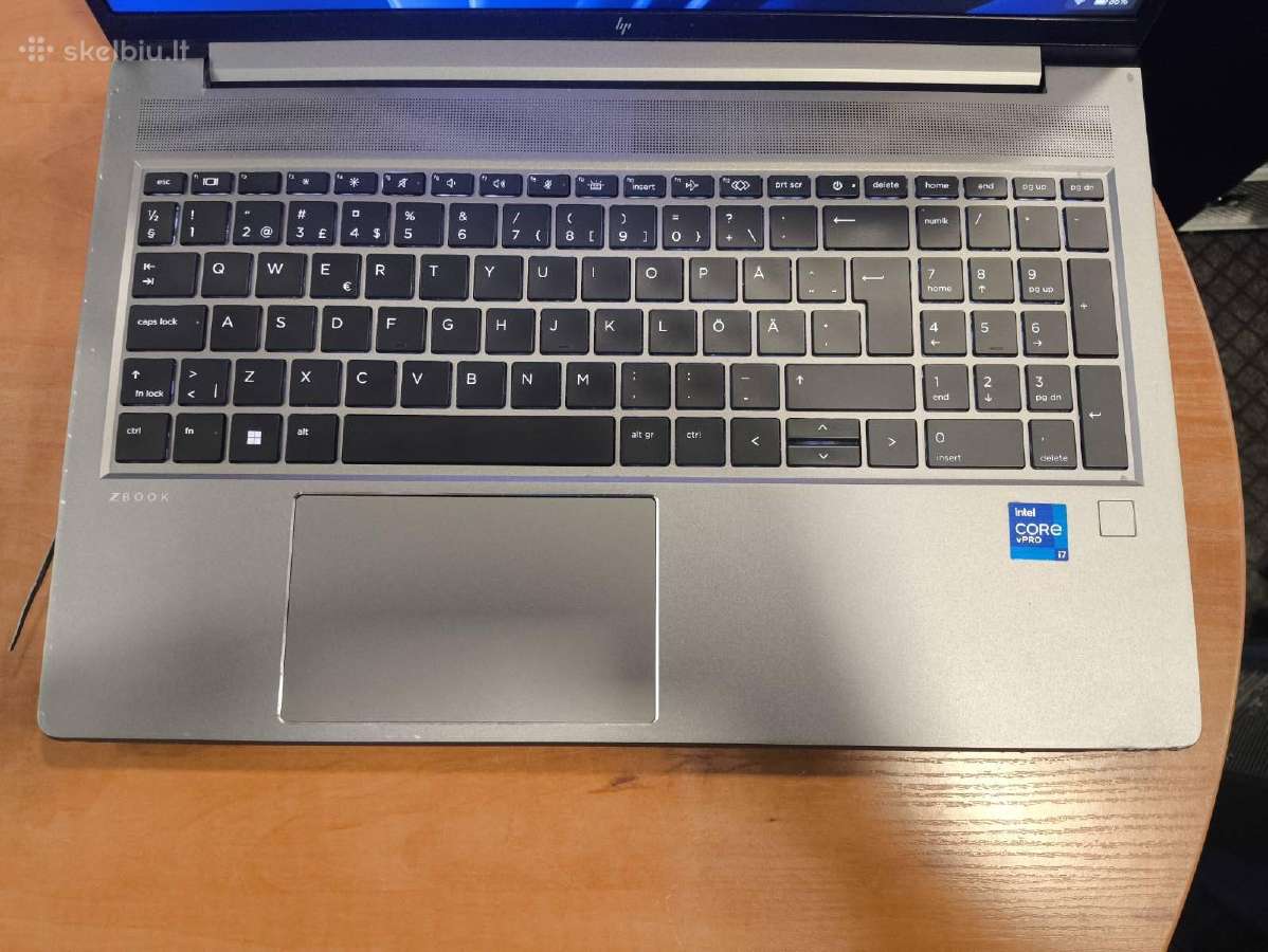 Hp i7-11850h 32gb 512gb Rtx A2000 4gb 29% C Grade - nuotraukos Nr. 2