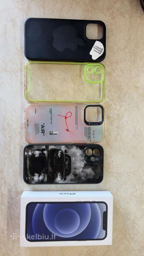 Parduodamas iPhone 12 Black 64 GB 5G